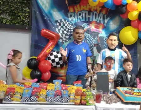 show de futbol para fiestas infantiles